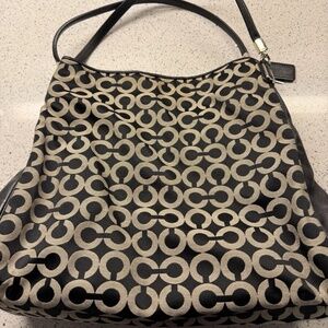 Coach Madison Op Art Phoebe Hobo Shoulder Bag Purse #26281.